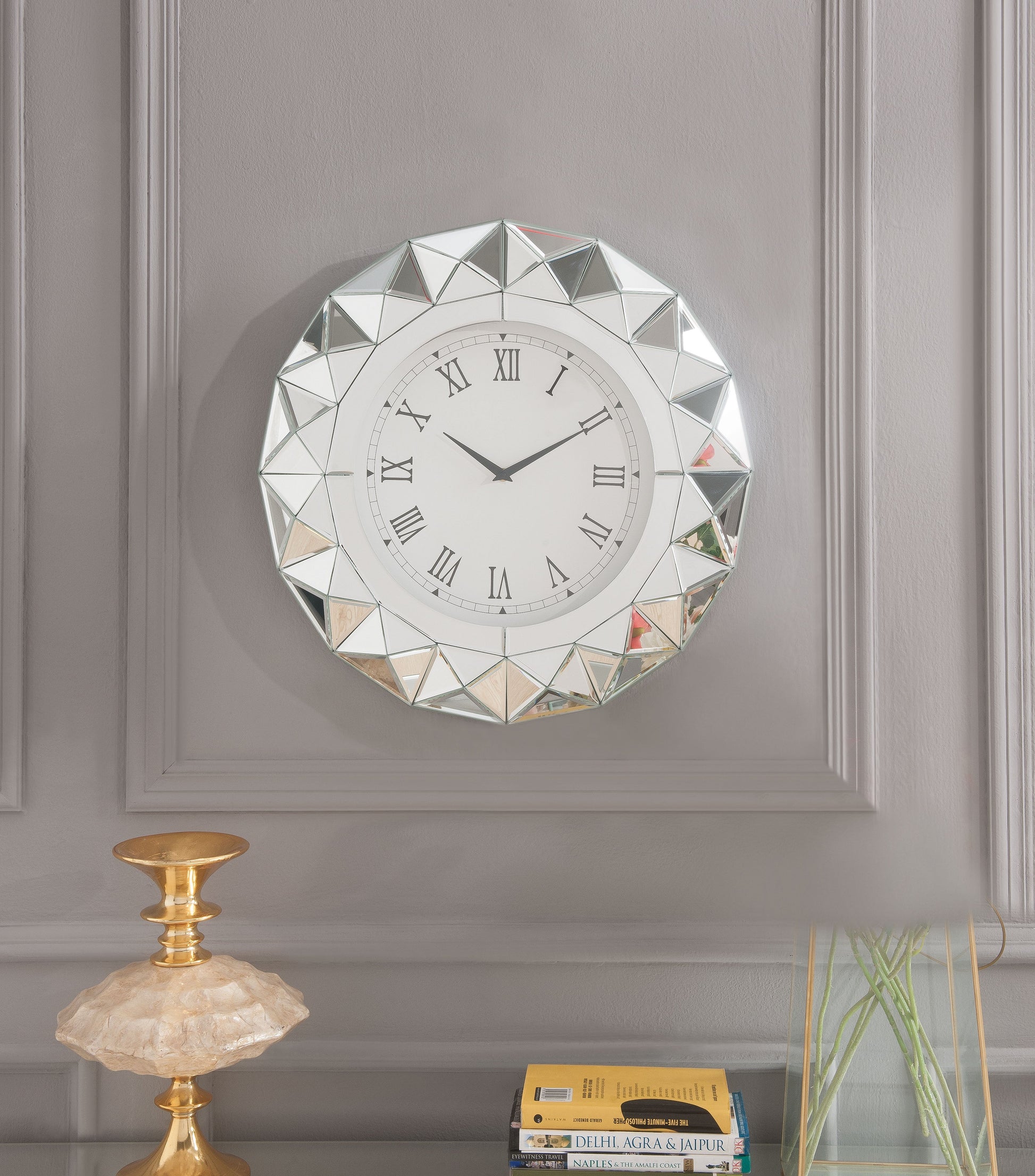 Nyoka Mirrored Wall Clock ACME East