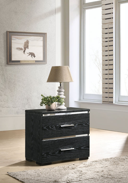 Laleh Black (High Gloss) Accent Table ACME East