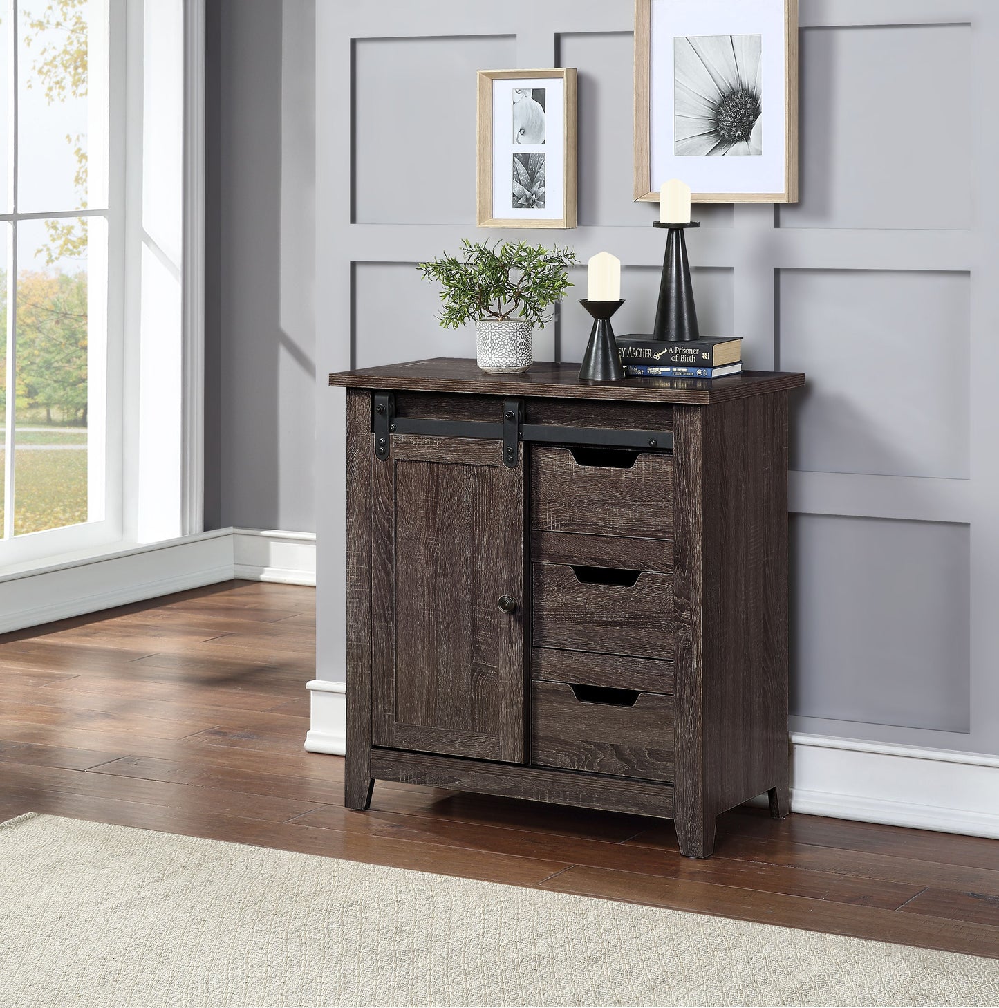 Ambrose Oak Console Table ACME East