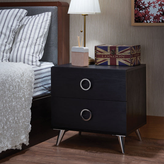 Elms Black Accent Table ACME East