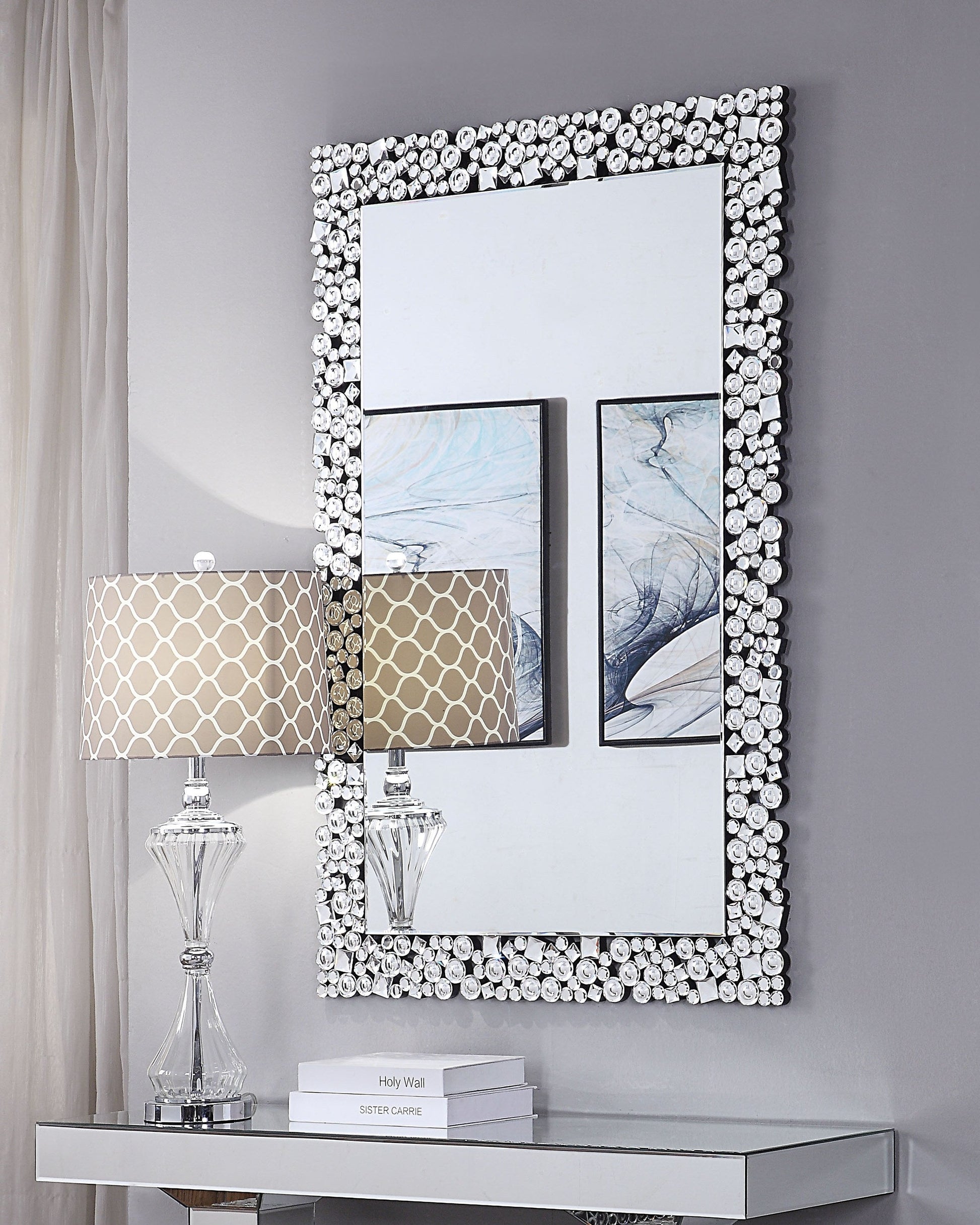 Kachina Mirrored & Faux Gems Wall Decor ACME East