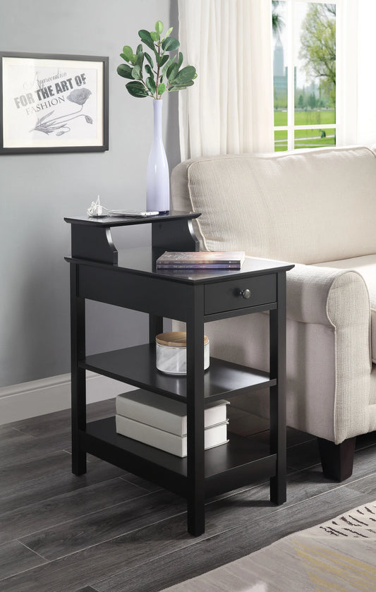 Slayer Black Side Table (USB Charging Dock) ACME East