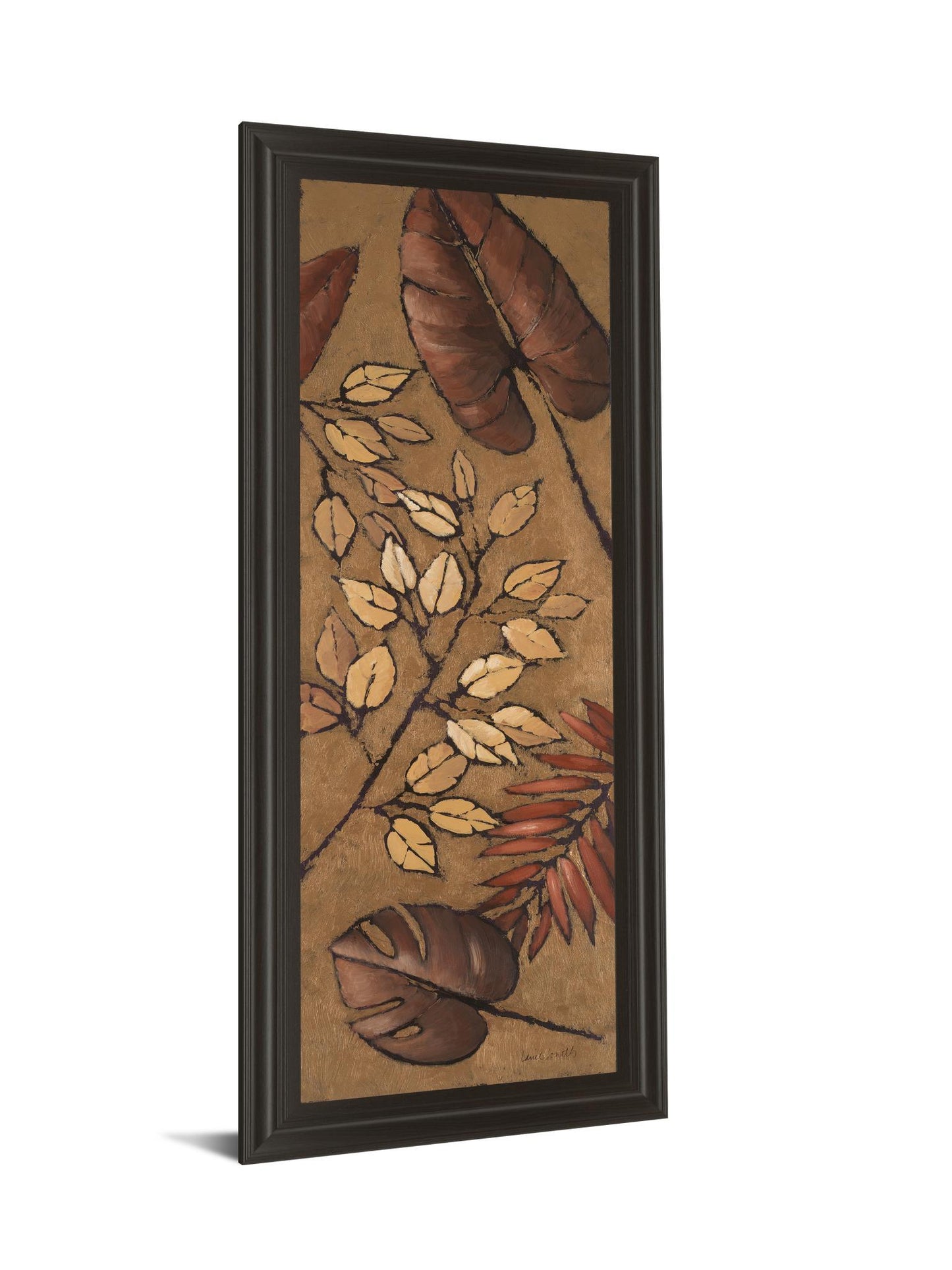 Indian Summer III By Lanie Loreth - Framed Print Wall Art - Dark Brown Classy Art