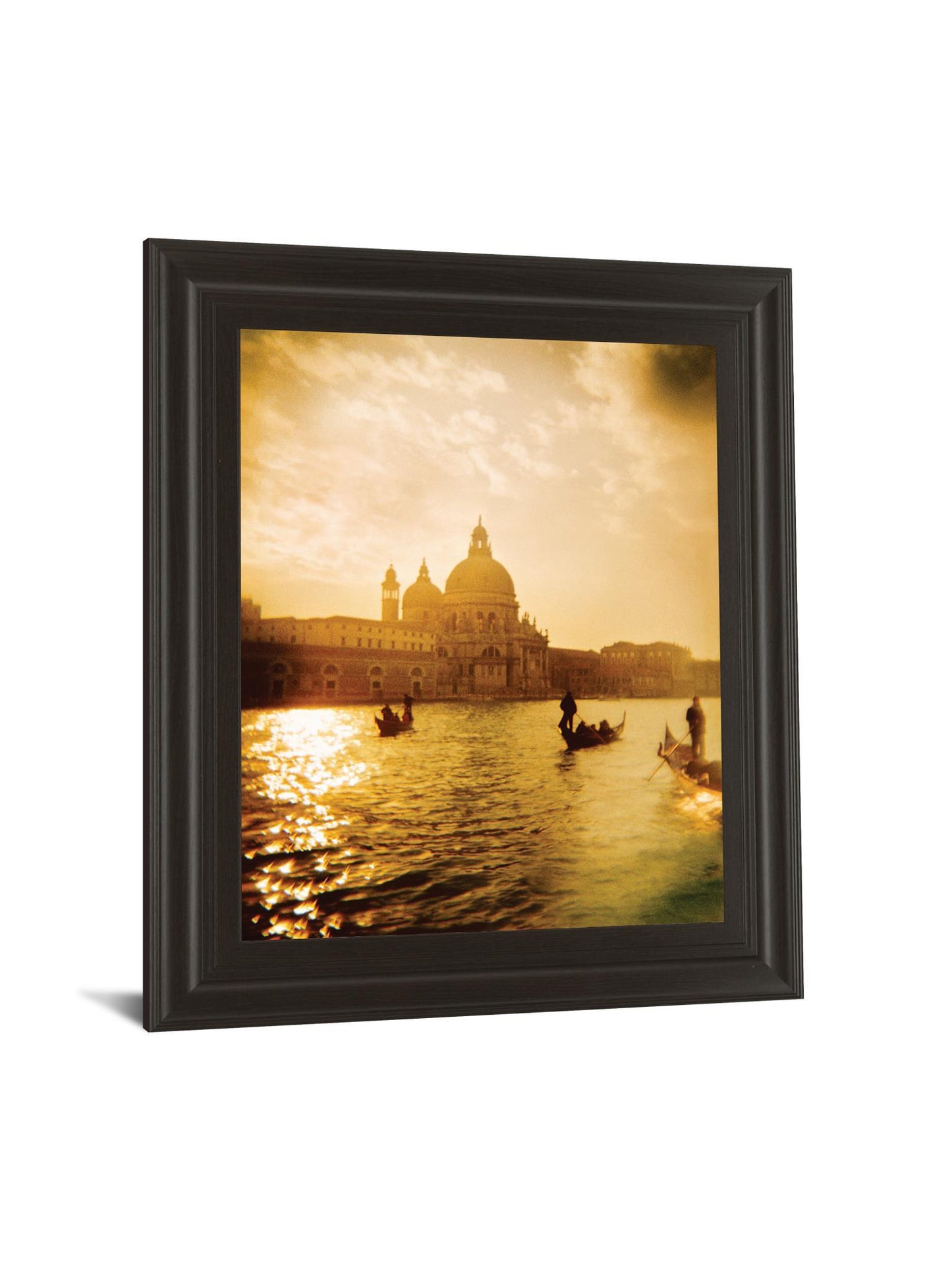 Venezia Sunset I By Thompson - Framed Print Wall Art - Gold Classy Art