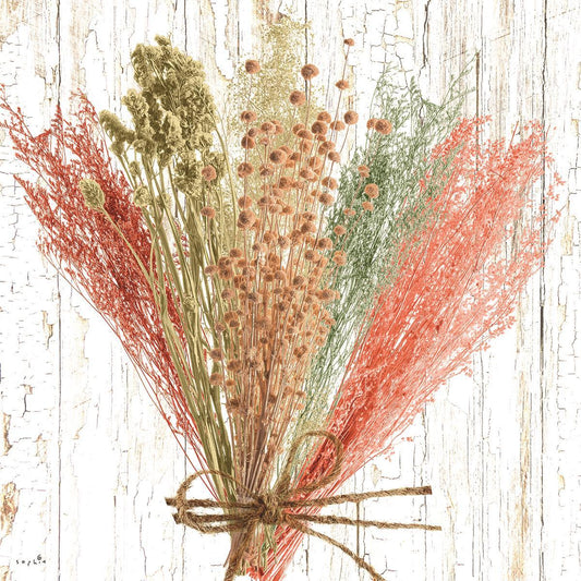 Framed Small - Earth Party I By Sophie Six - Red Classy Art