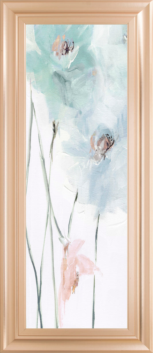 Spring Poppies I By Susan Pepe - Light Blue Classy Art