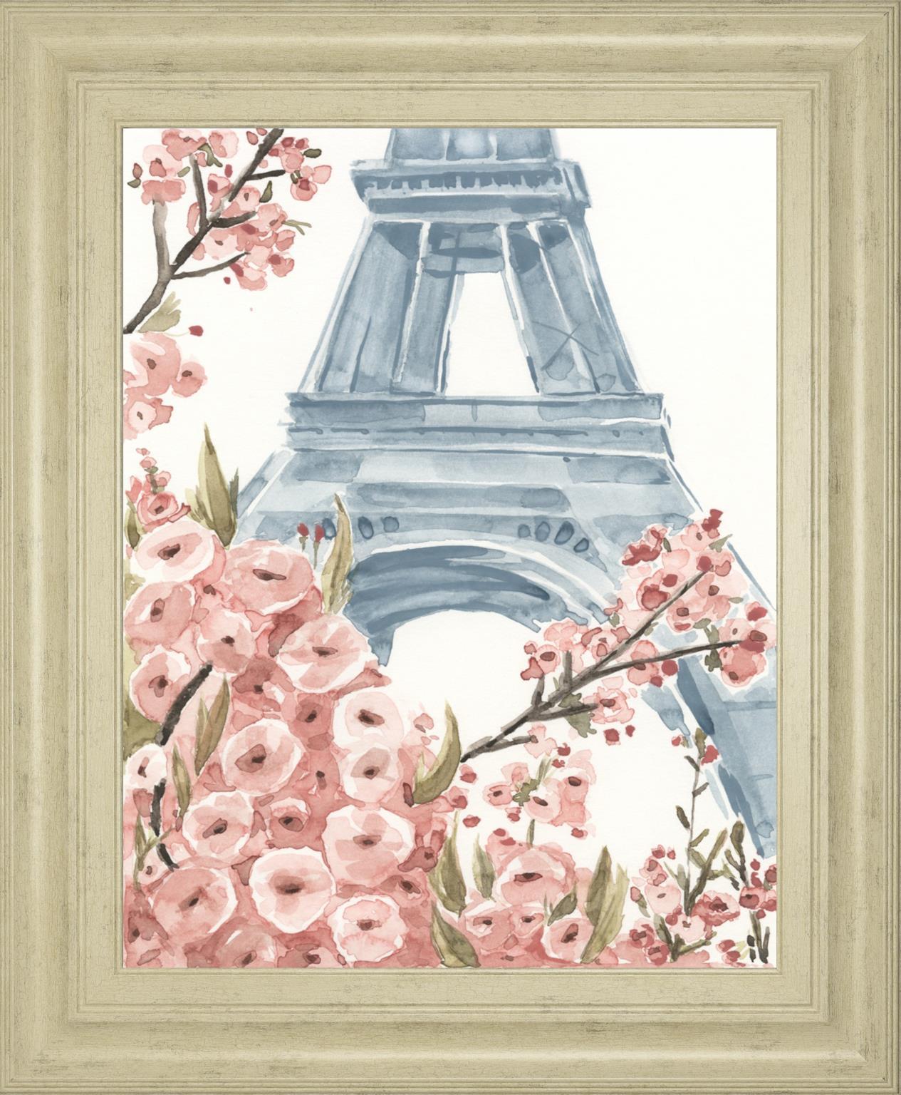 22x26 Paris Cherry Blossoms I By Annie Warren - Pink Classy Art