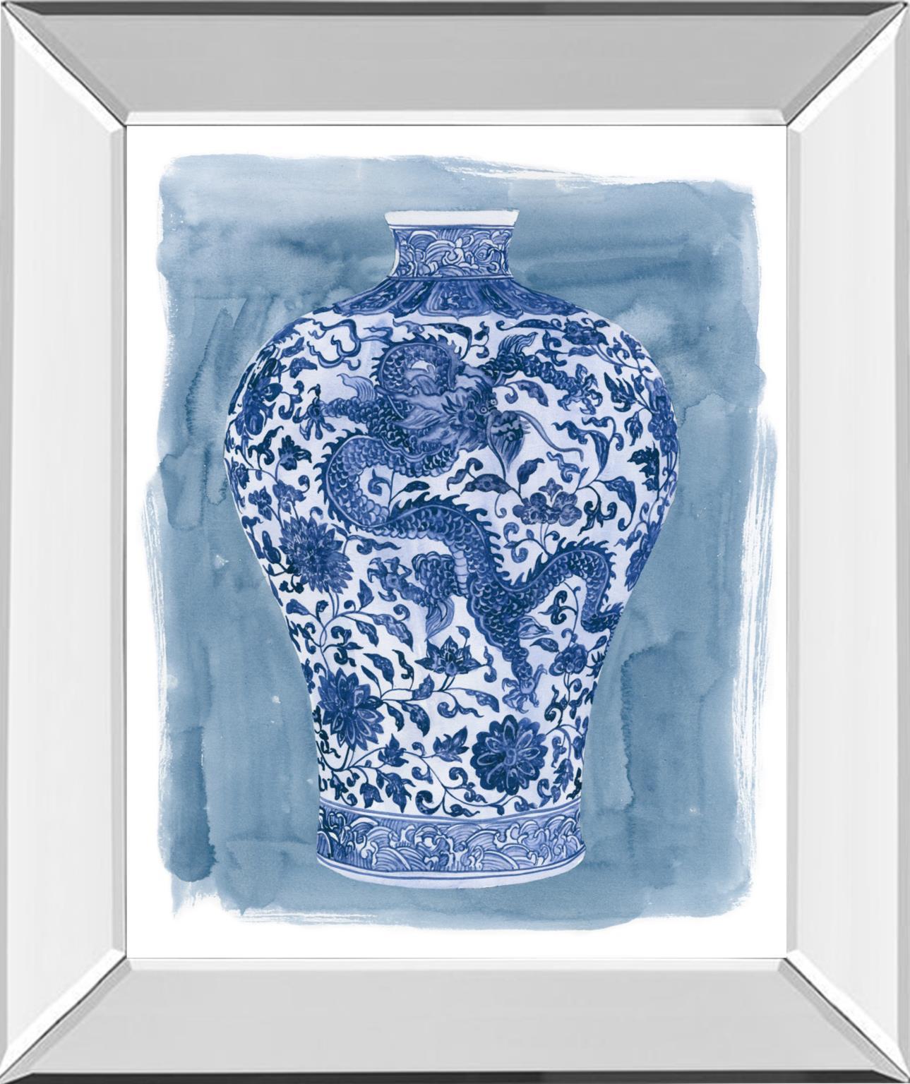 Ming Vase II By Melissa Wang - Blue Classy Art