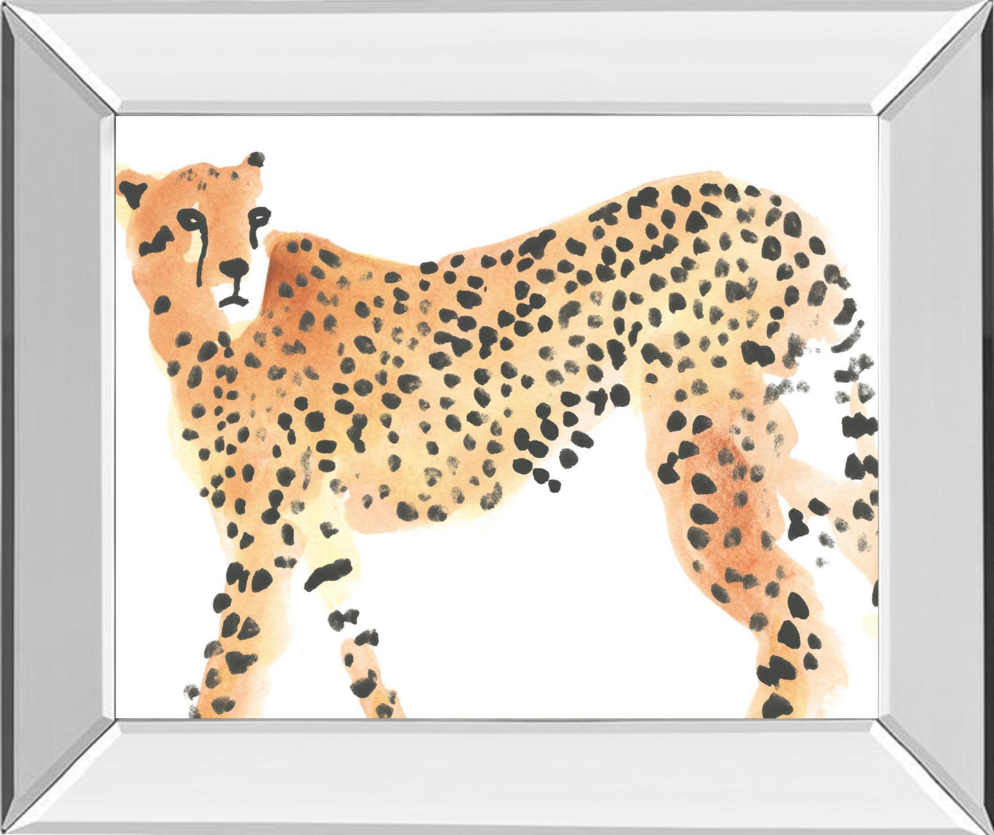 Majestic Cheetah II By June Erica Vess - Orange Classy Art