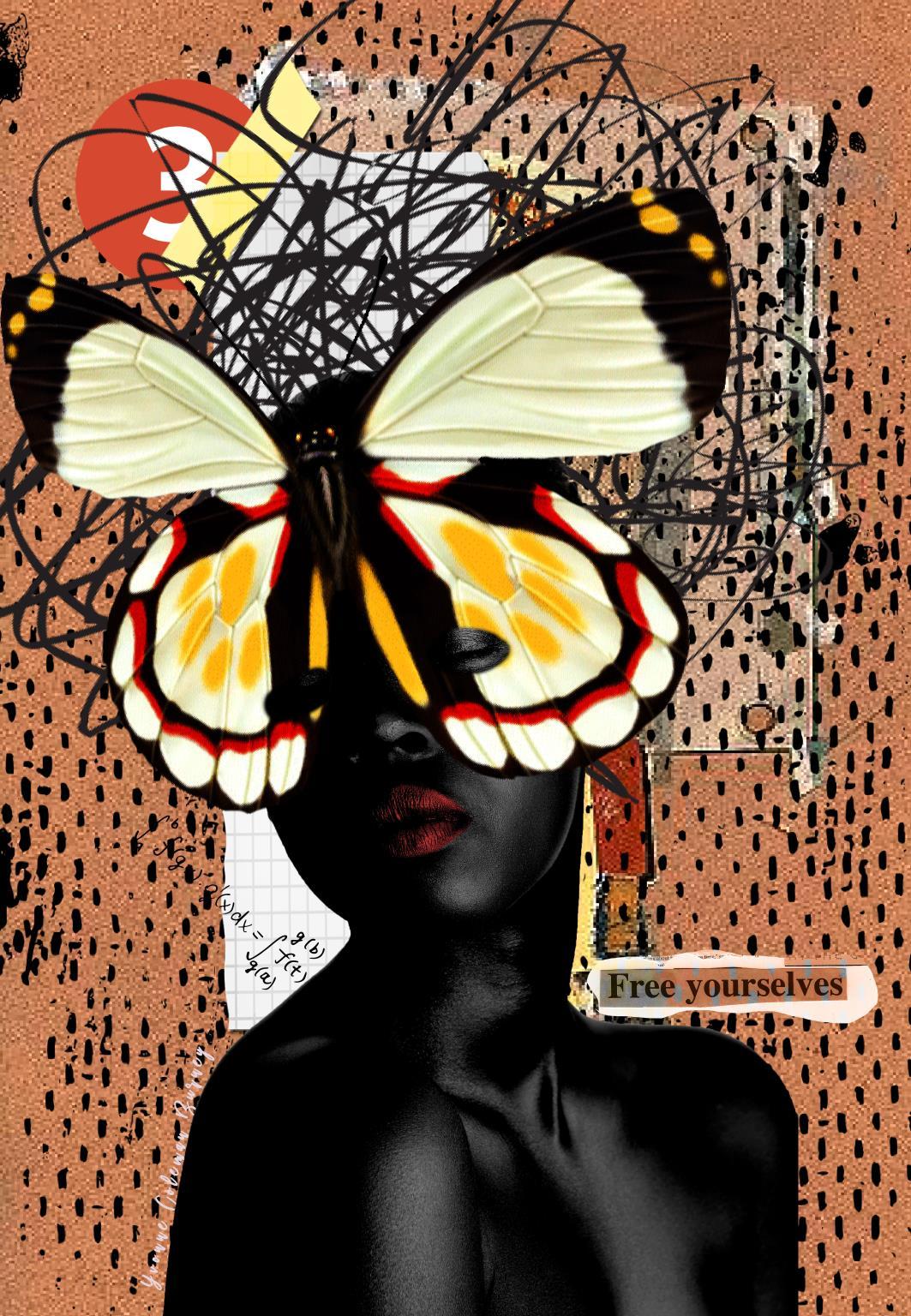 Framed - Transformation II By Yvonne Coleman Burney - Pink Classy Art