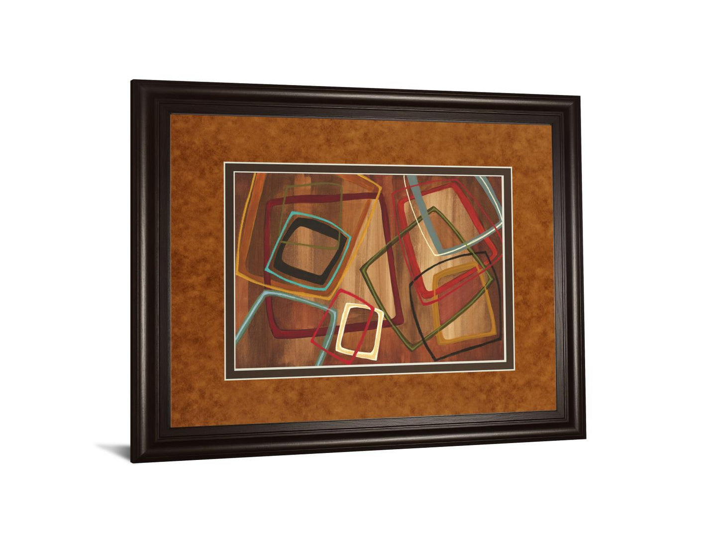 Twenty Tuesday I By Jeni Lee - Framed Print Wall Art - Dark Brown Classy Art