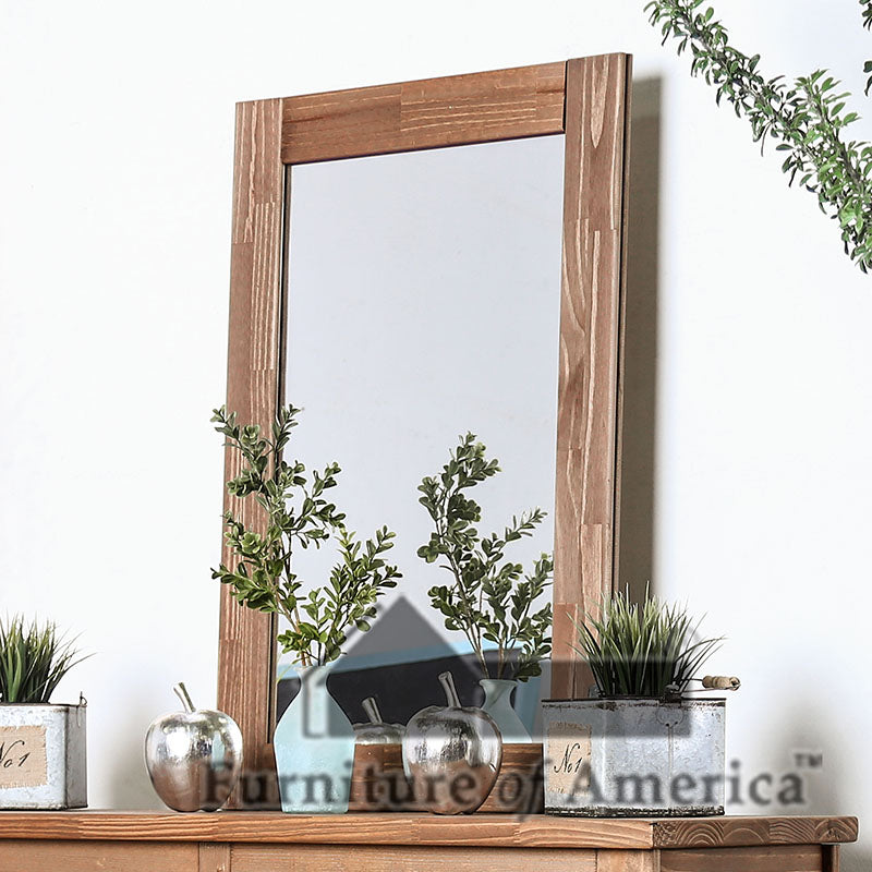 Lea Mahogany Mirror FOA East