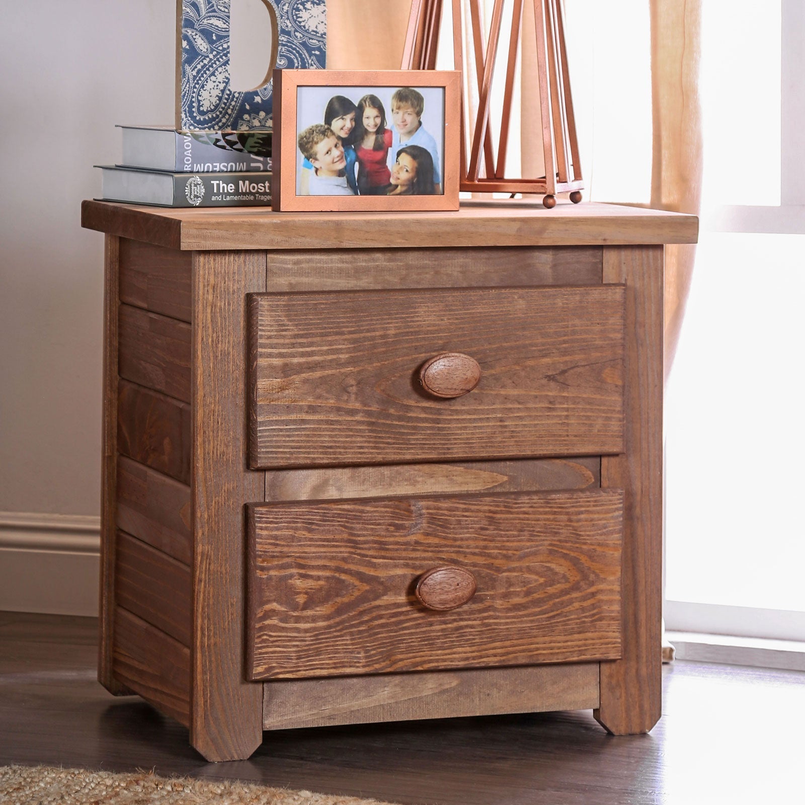 Lea Mahogany Night Stand FOA East