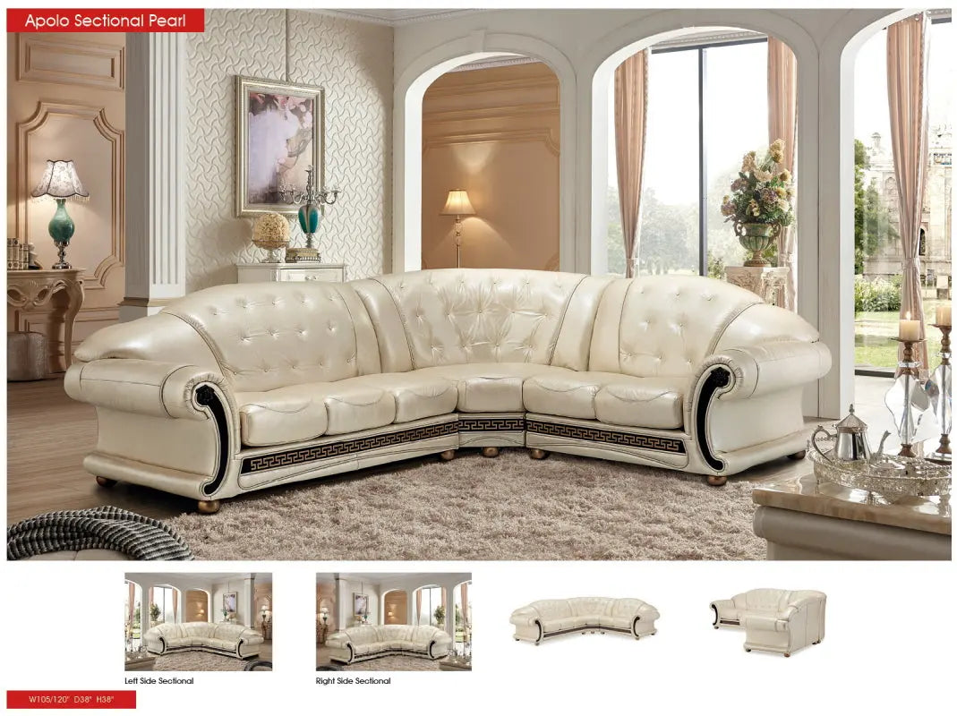 Apolo Traditional Sectional by ESF Furniture ESF Furniture