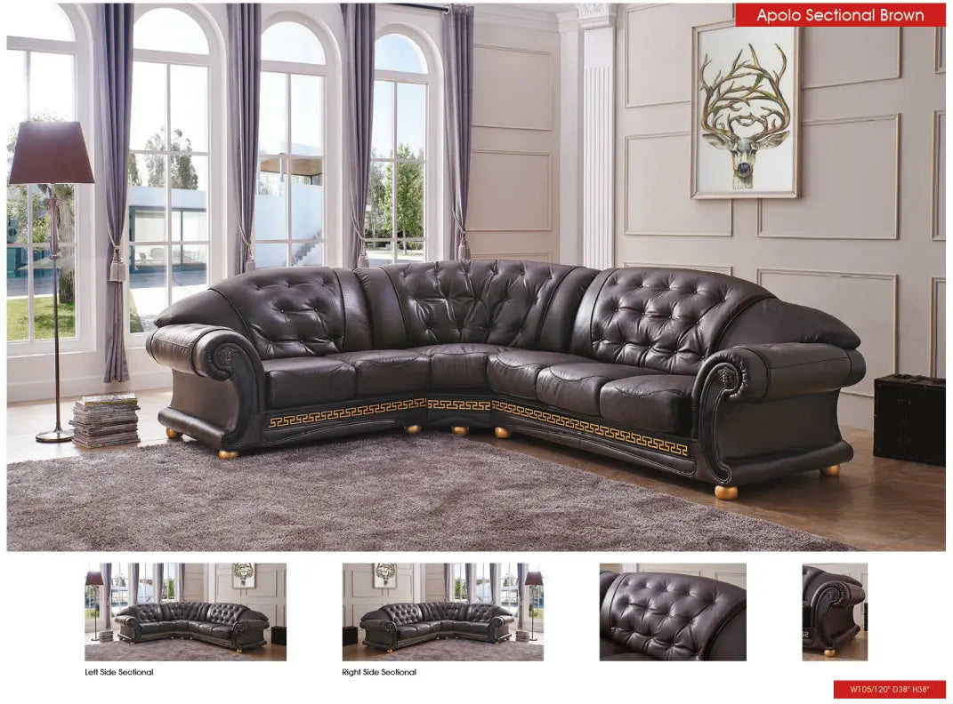 Apolo Traditional Sectional by ESF Furniture ESF Furniture