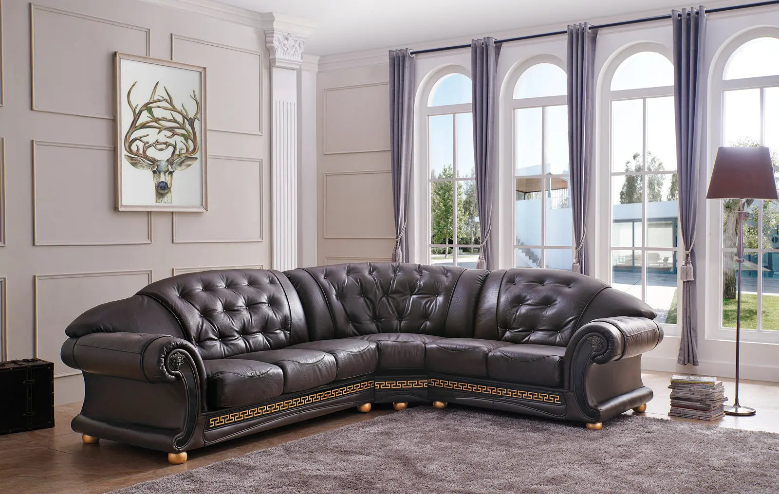 Apolo Traditional Sectional by ESF Furniture ESF Furniture