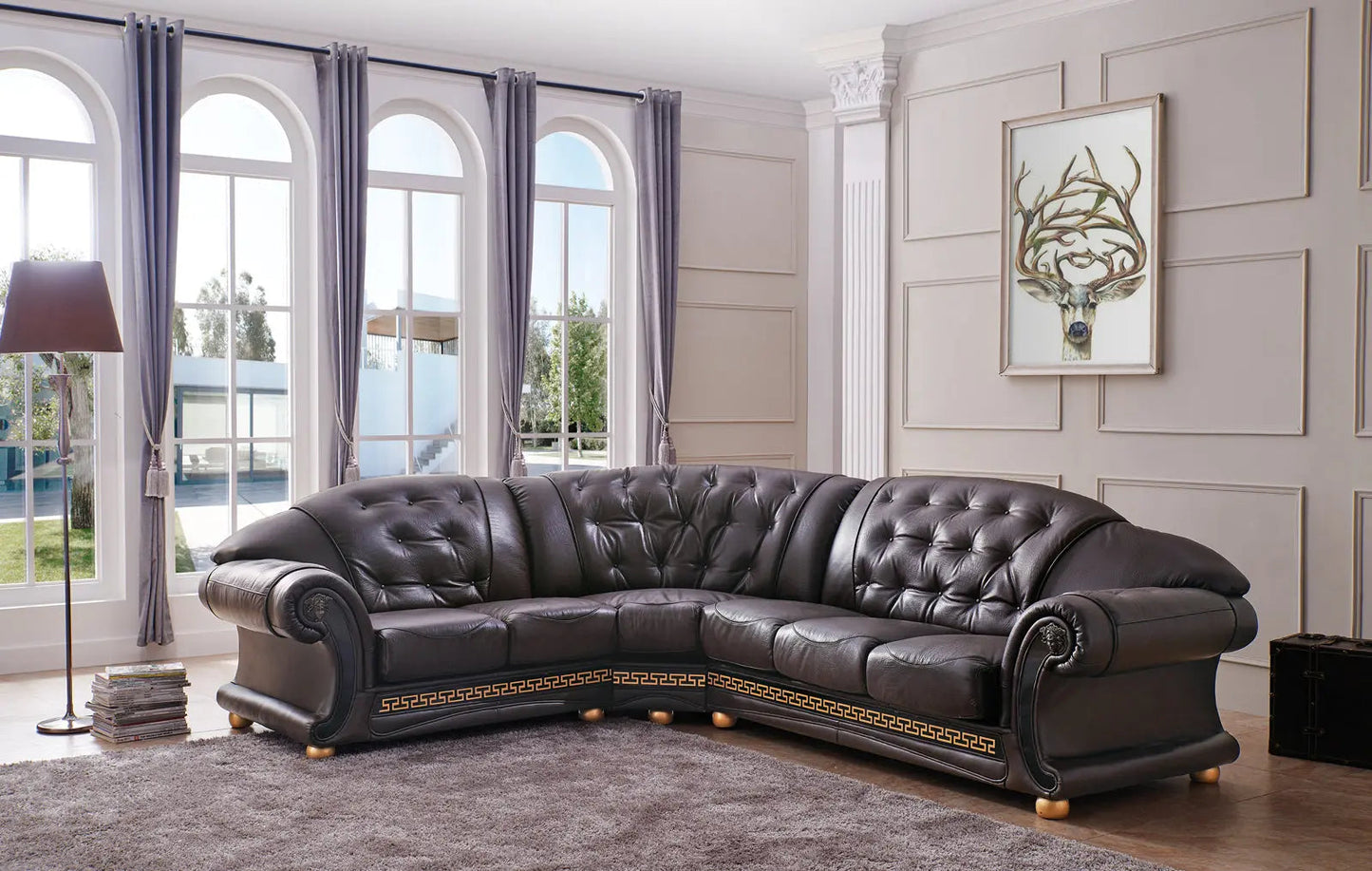 Apolo Traditional Sectional by ESF Furniture ESF Furniture