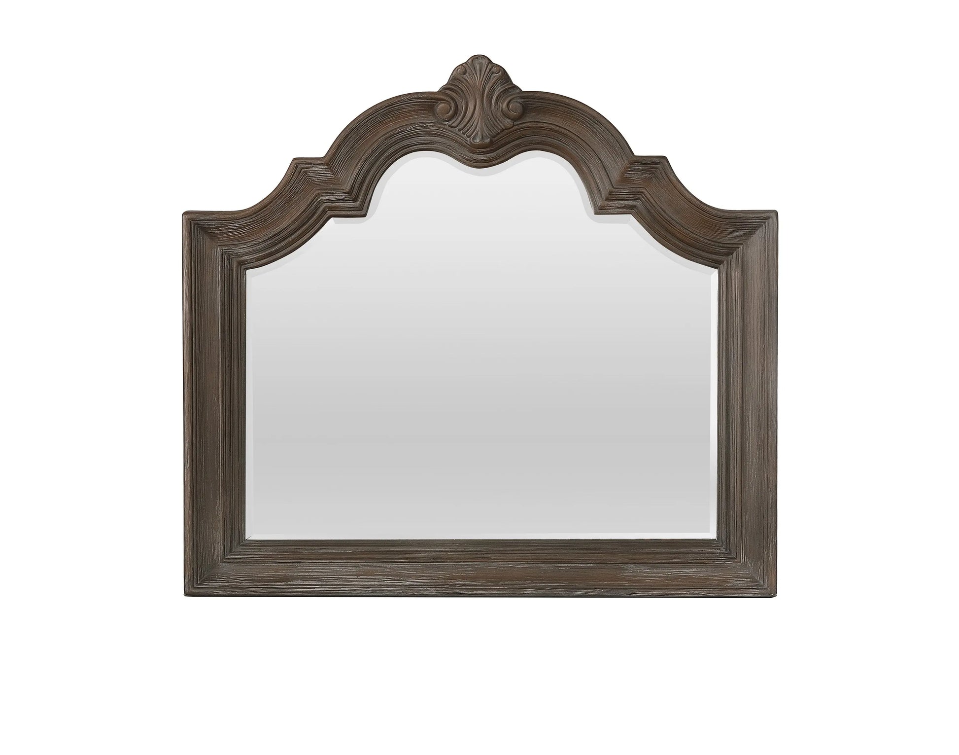 Sheffield Antique Gray Bedroom Mirror (Mirror Only) Crown Mark