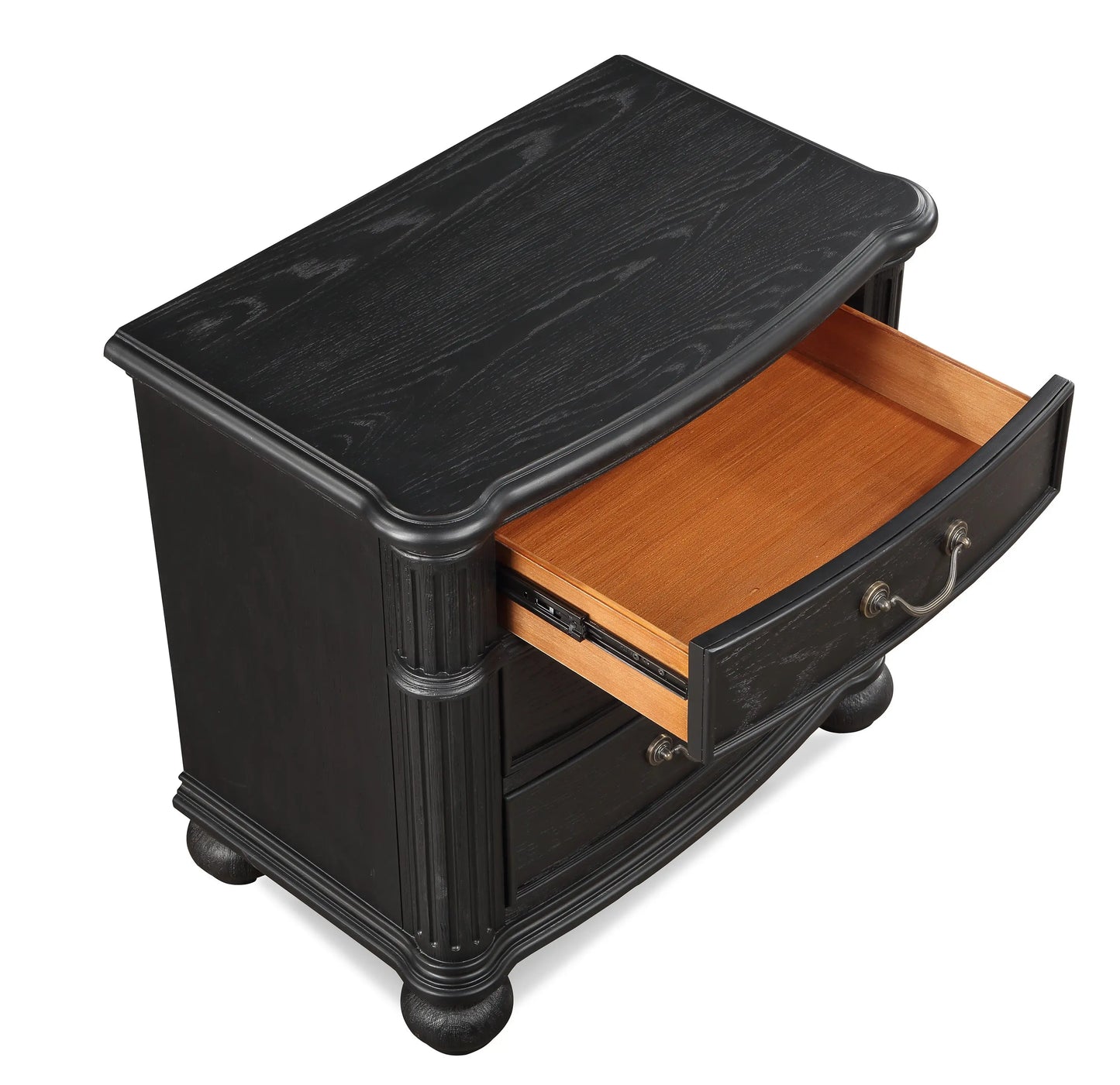 Kingsbury Espresso Nightstand Crown Mark