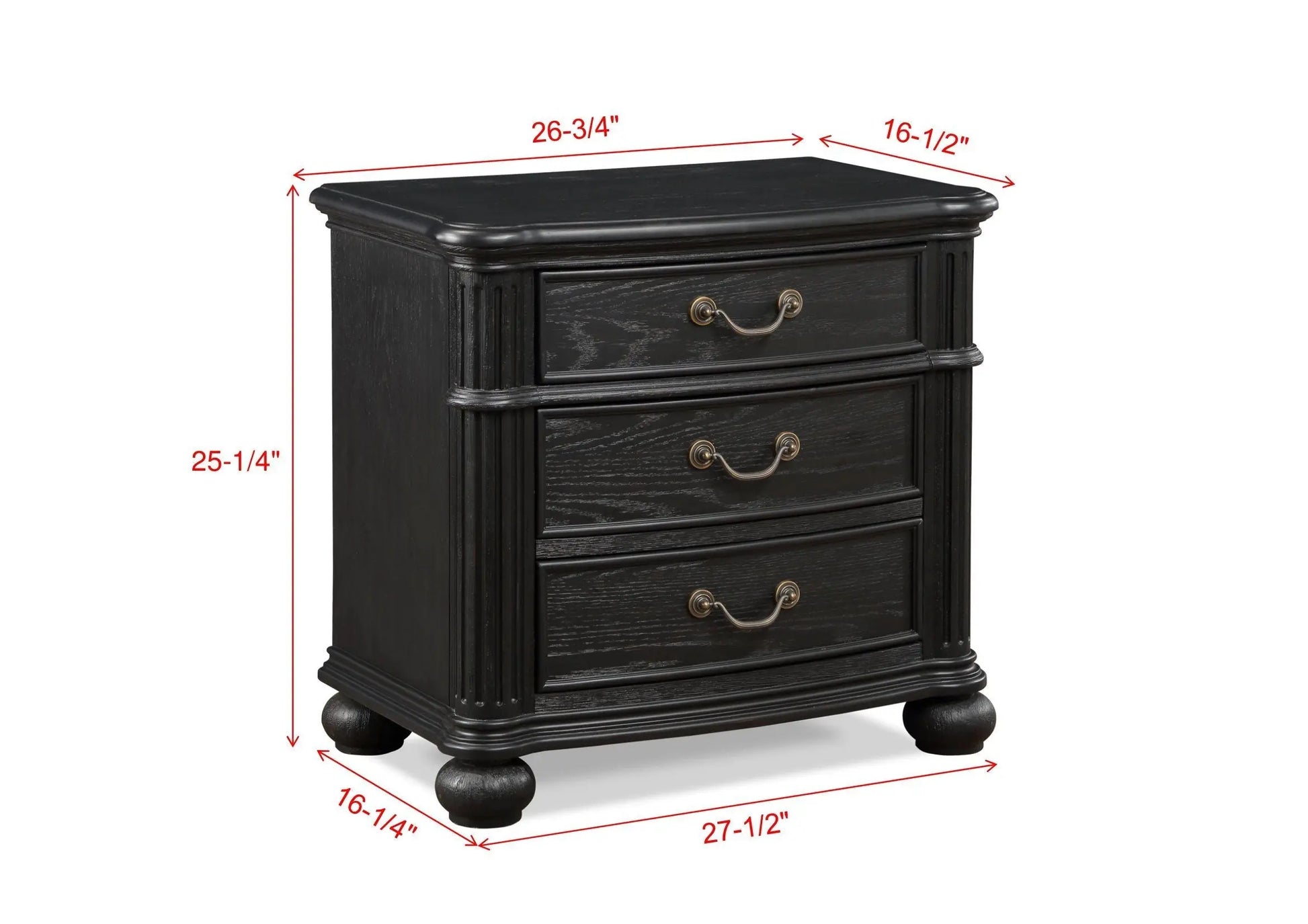 Kingsbury Espresso Nightstand Crown Mark