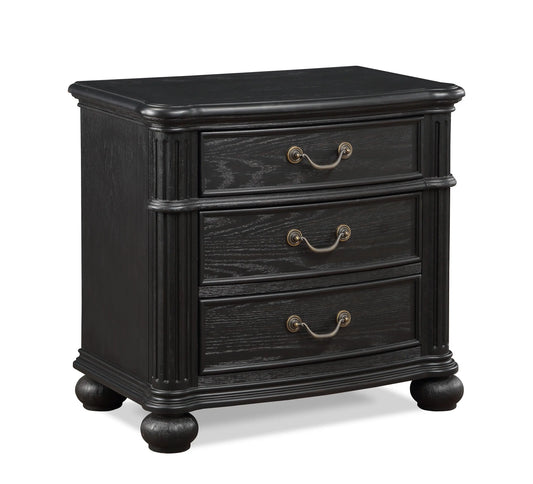 Kingsbury Espresso Nightstand Crown Mark