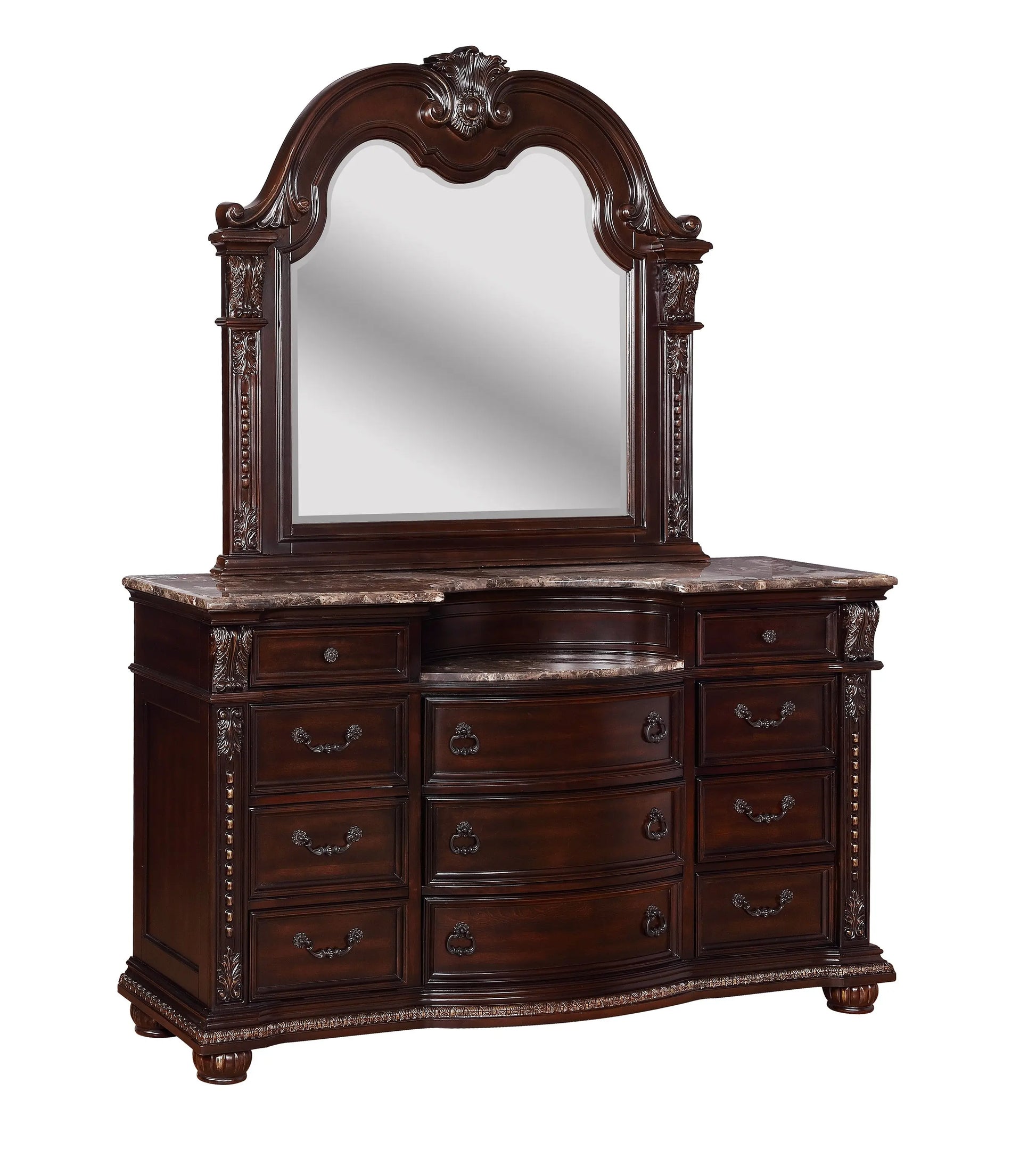 Stanley Cherry Brown Dresser Crown Mark