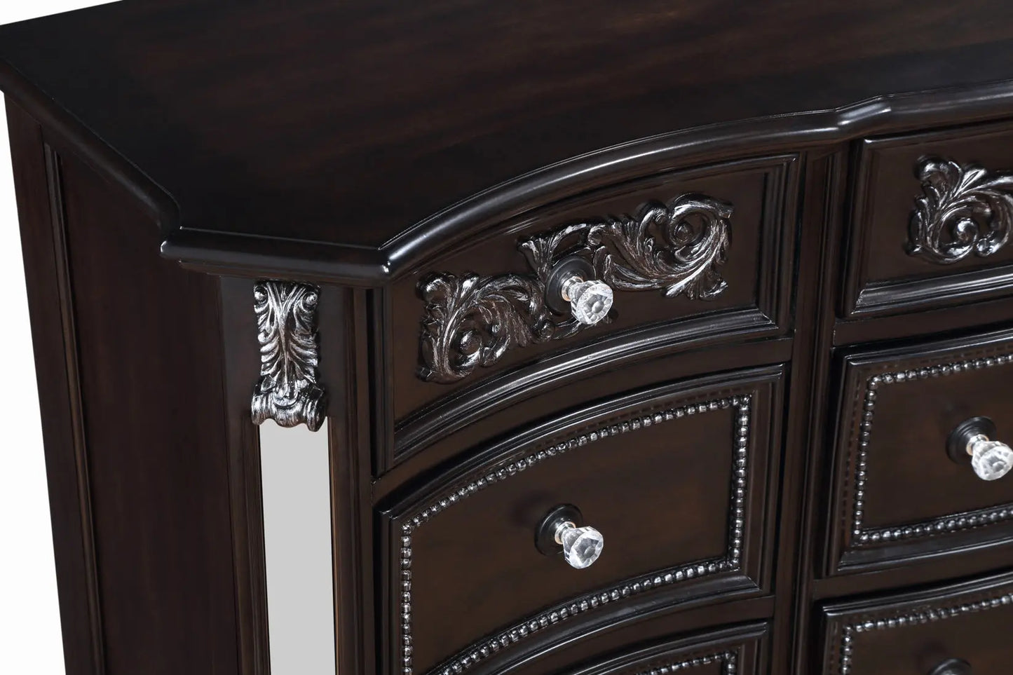 Bankston Dark Brown Dresser Crown Mark