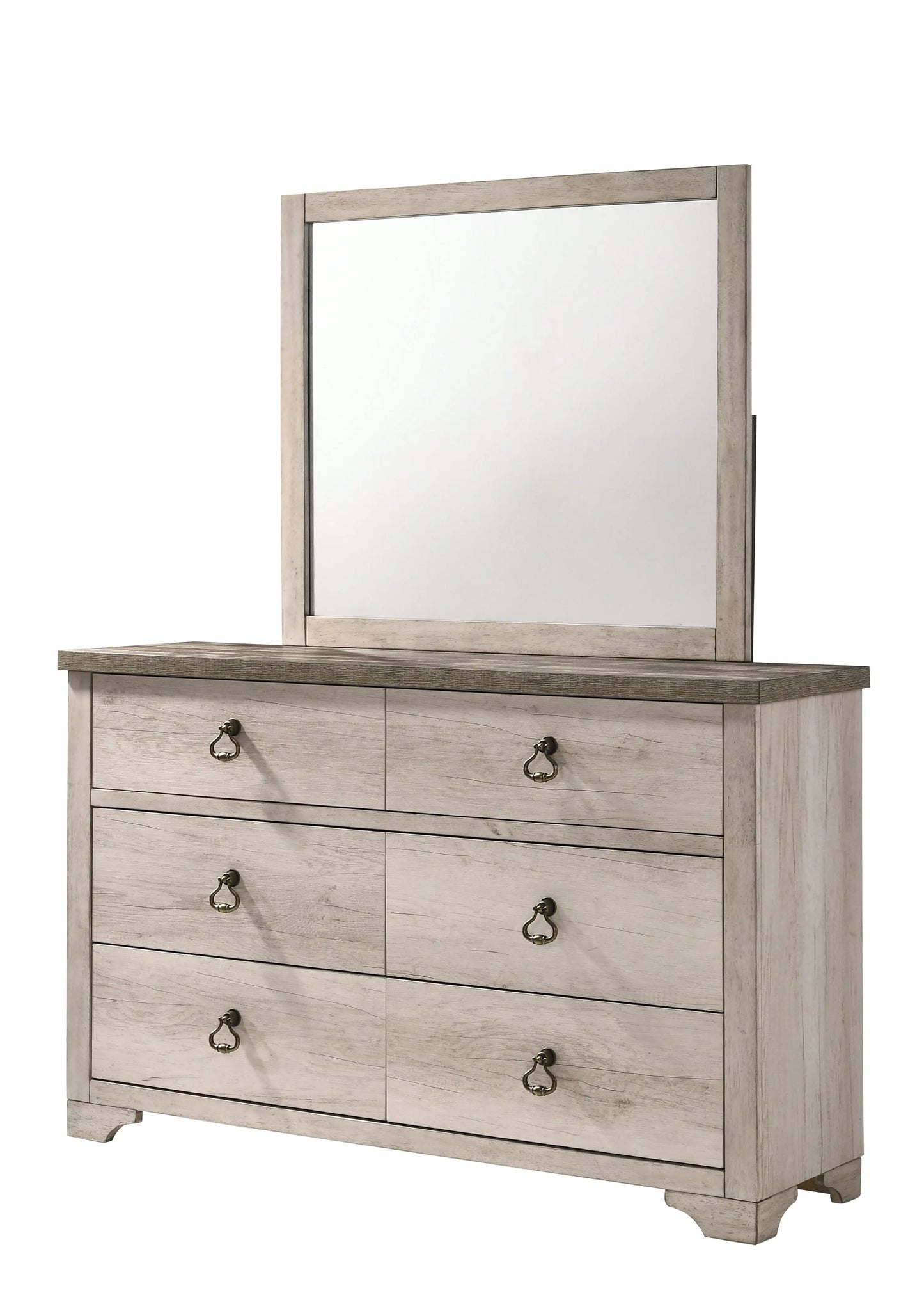 Patterson Driftwood Panel Bedroom Set Crown Mark