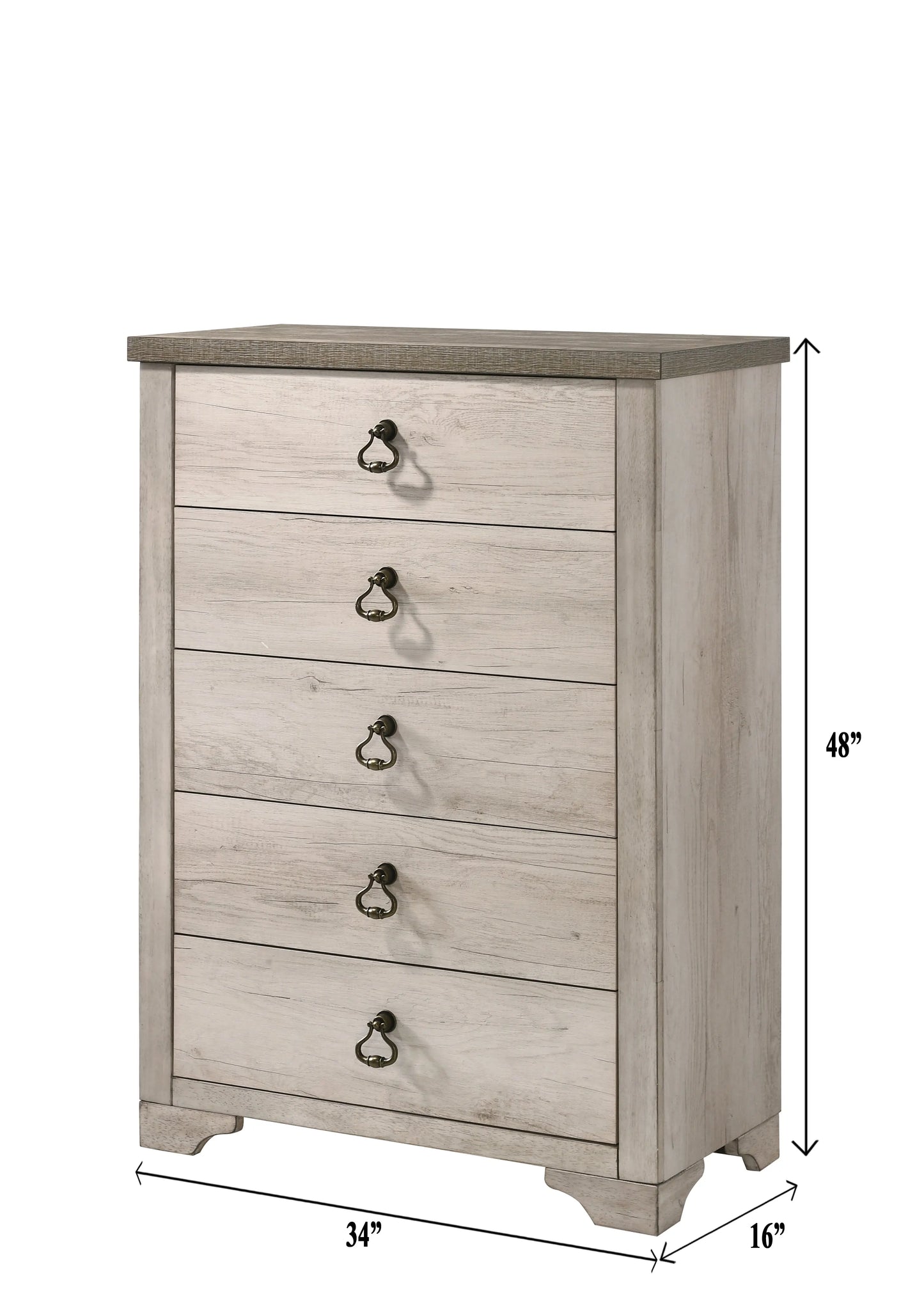 Patterson Driftwood Panel Youth Bedroom Set Crown Mark