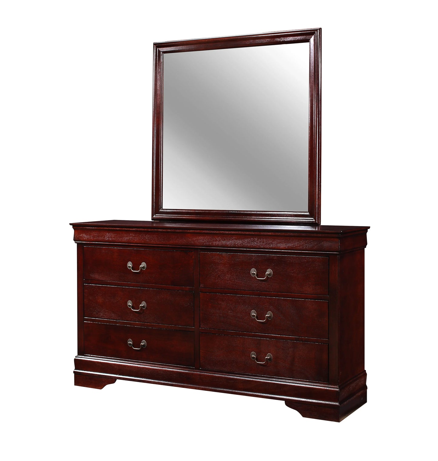 Louis Philip Cherry Mirror (Mirror Only) Crown Mark