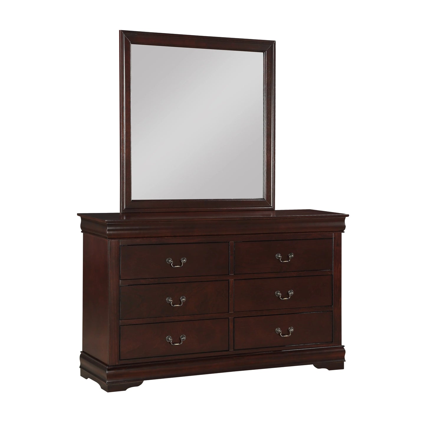 Louis Philip Cherry Dresser Crown Mark