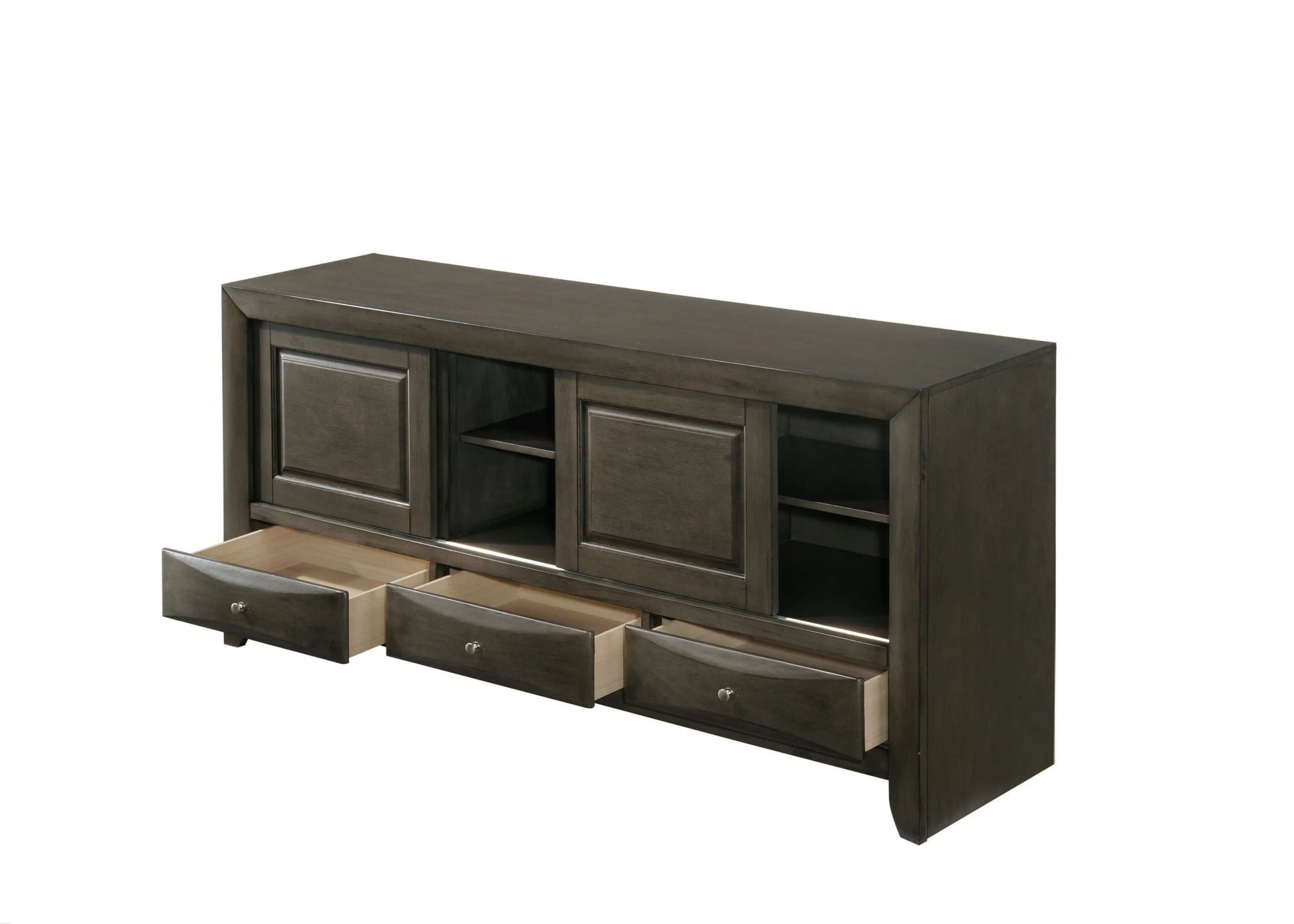 Emily Gray 68" TV Stand Crown Mark