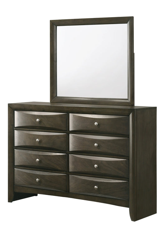 Fallon Gray Dresser Crown Mark