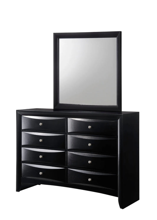 Emily Black Dresser Crown Mark