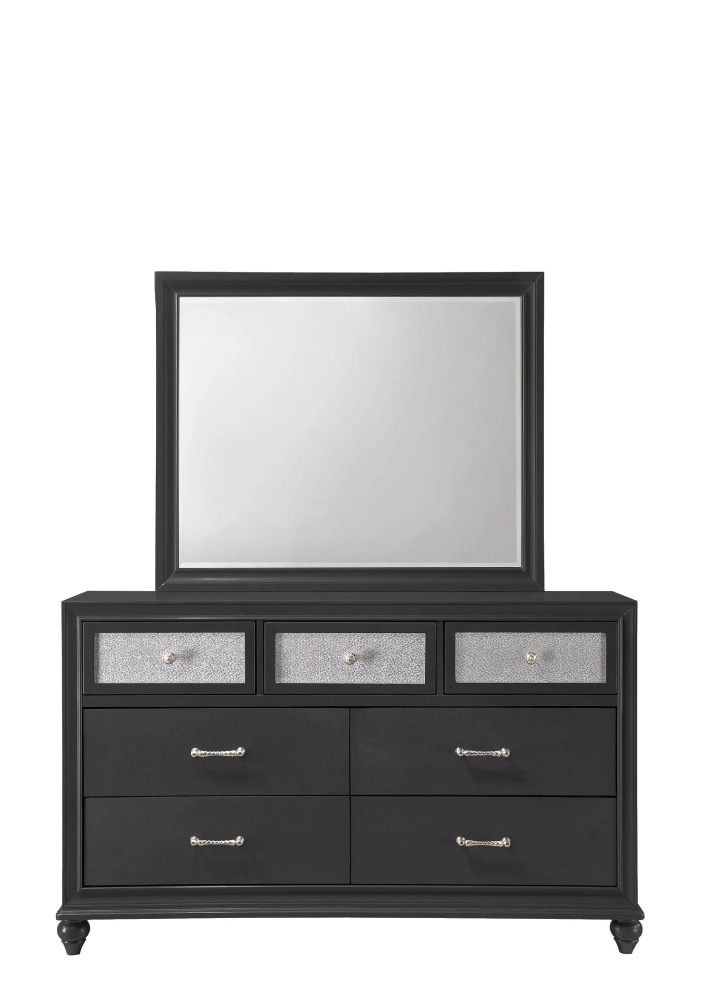 Lila Black Dresser Crown Mark