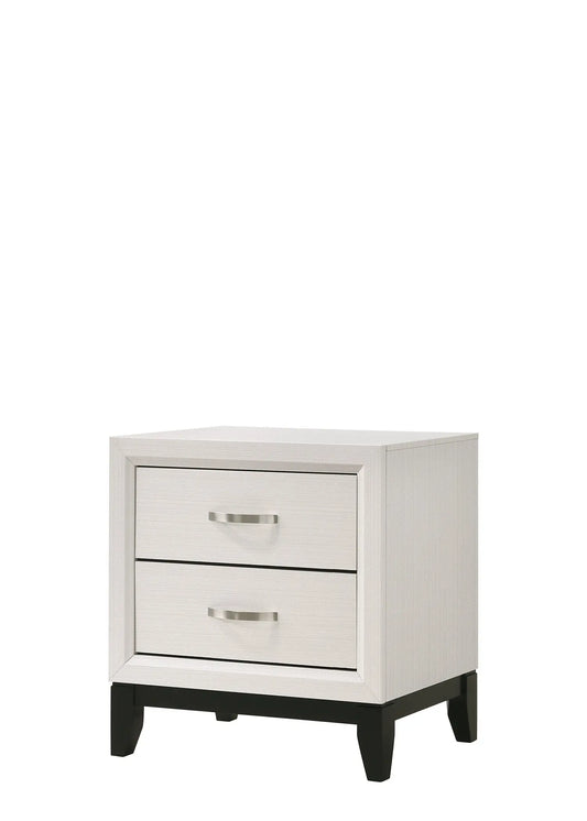 Akerson Chalk Nightstand Crown Mark