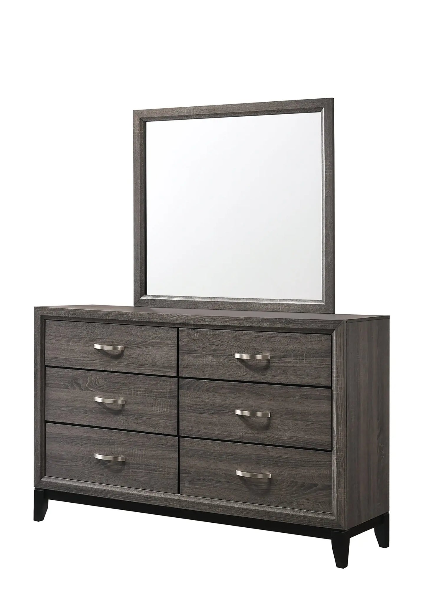 Akerson Gray Panel Bedroom Set Crown Mark