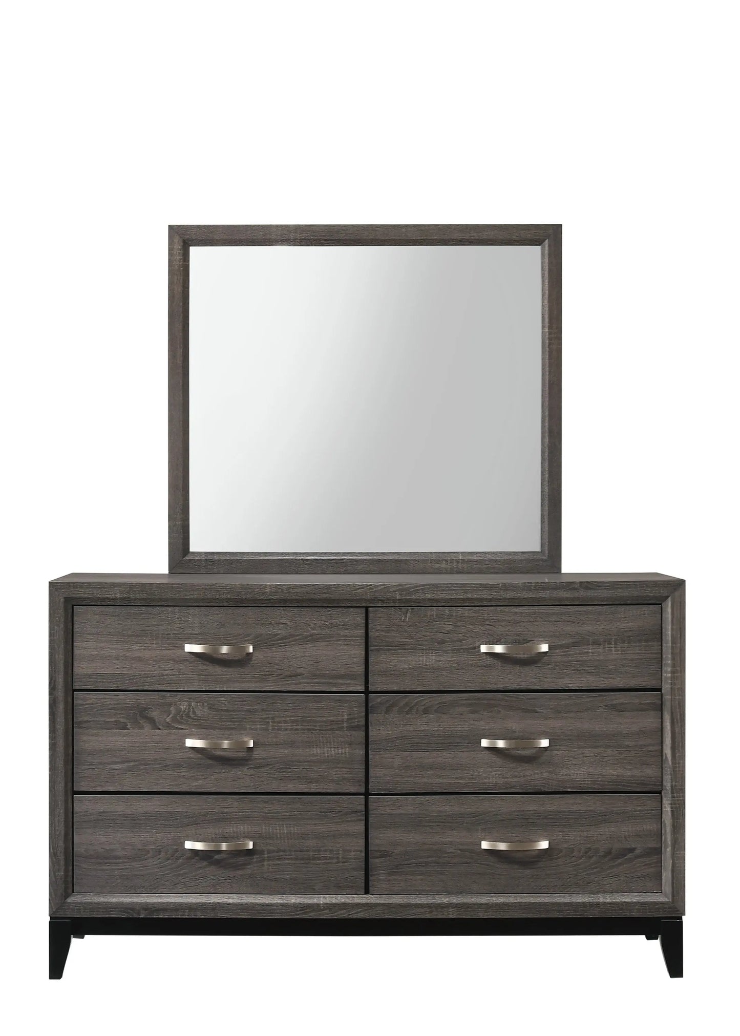 Akerson Gray Panel Bedroom Set Crown Mark