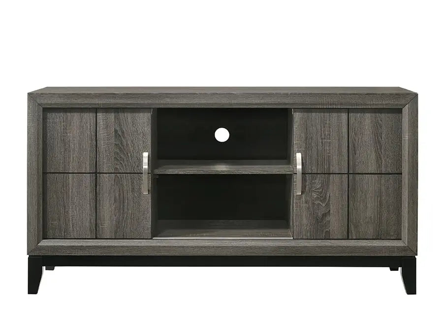 Akerson Gray 55" TV Stand Crown Mark