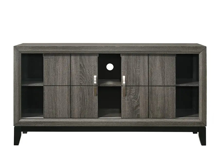 Akerson Gray 55" TV Stand Crown Mark