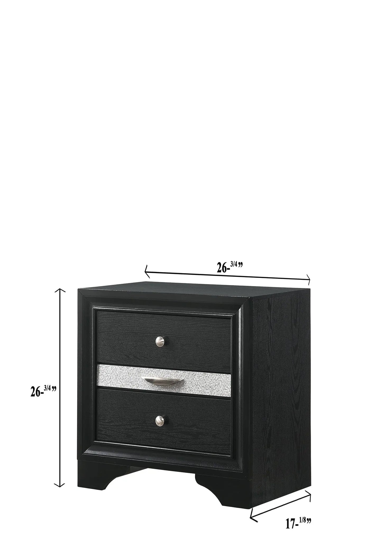 Regata Black/Silver Nightstand Crown Mark