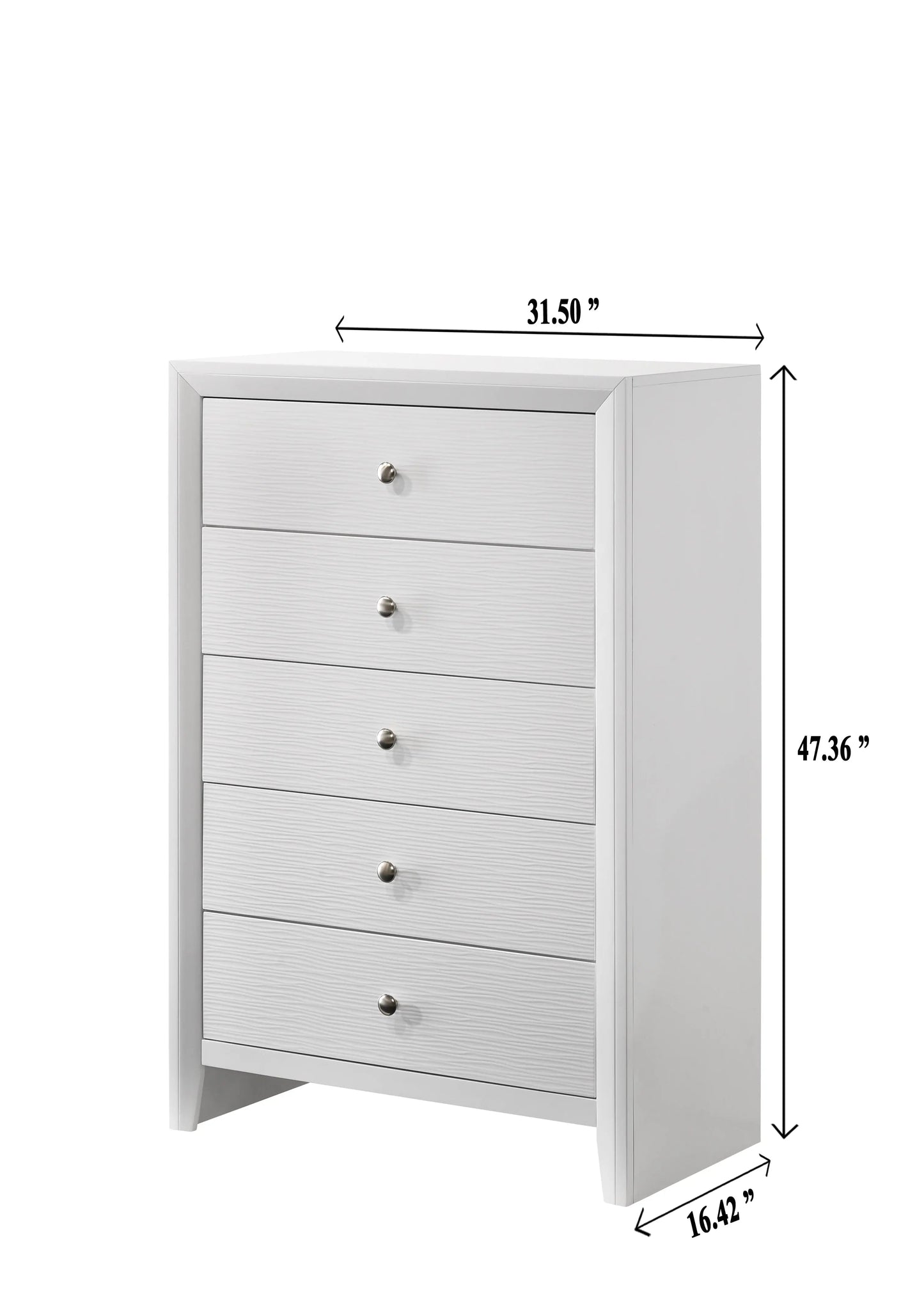 Evan White Panel Youth Bedroom Set Crown Mark