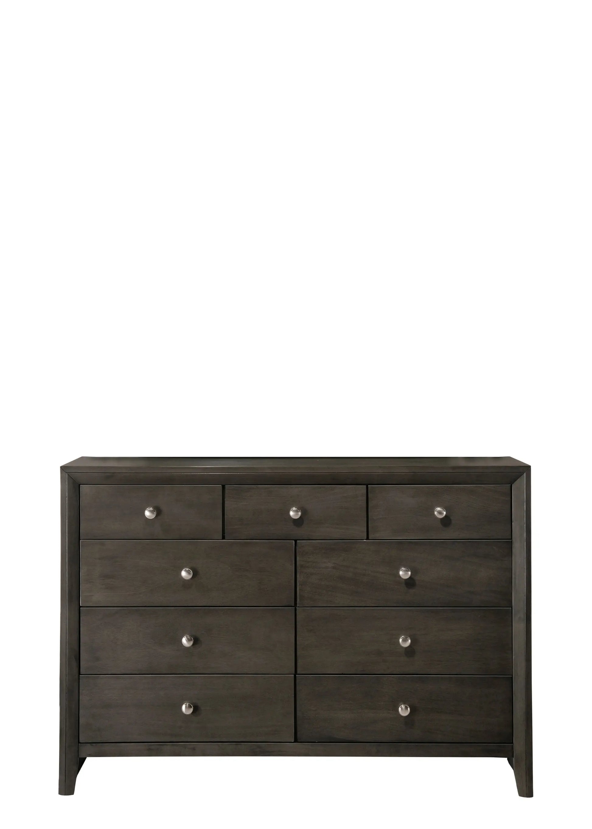 Evan Gray Panel Bedroom Set Crown Mark