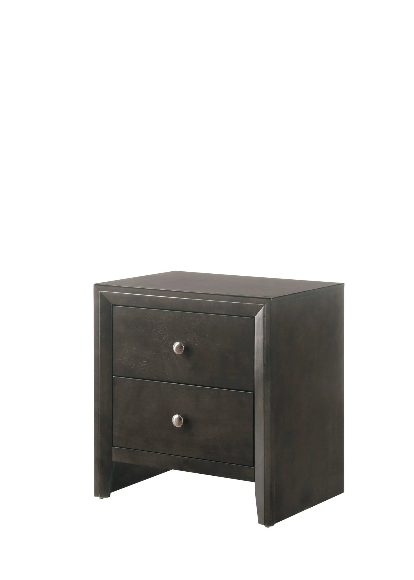 Evan Gray Nightstand Crown Mark