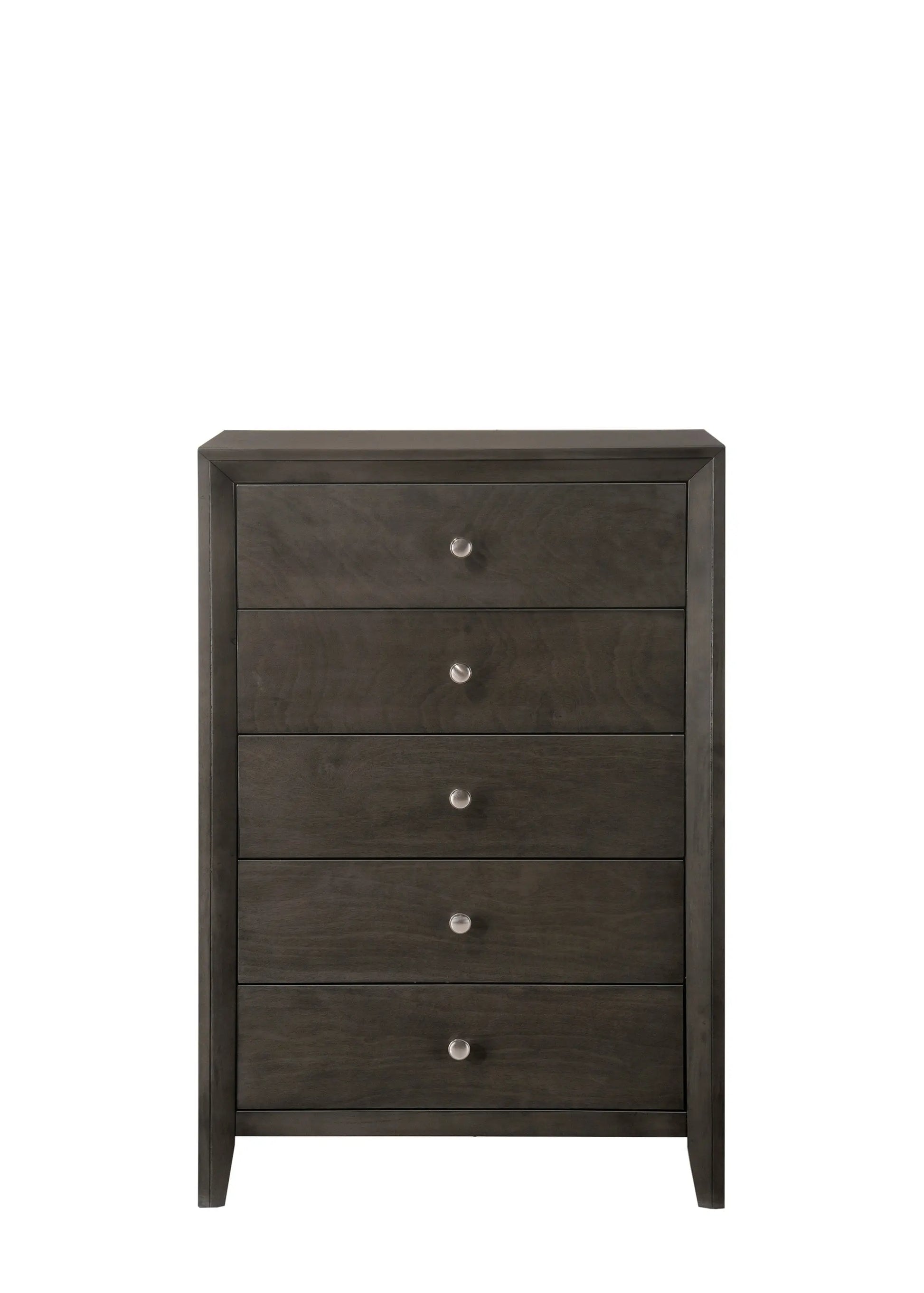 Evan Gray Panel Bedroom Set Crown Mark