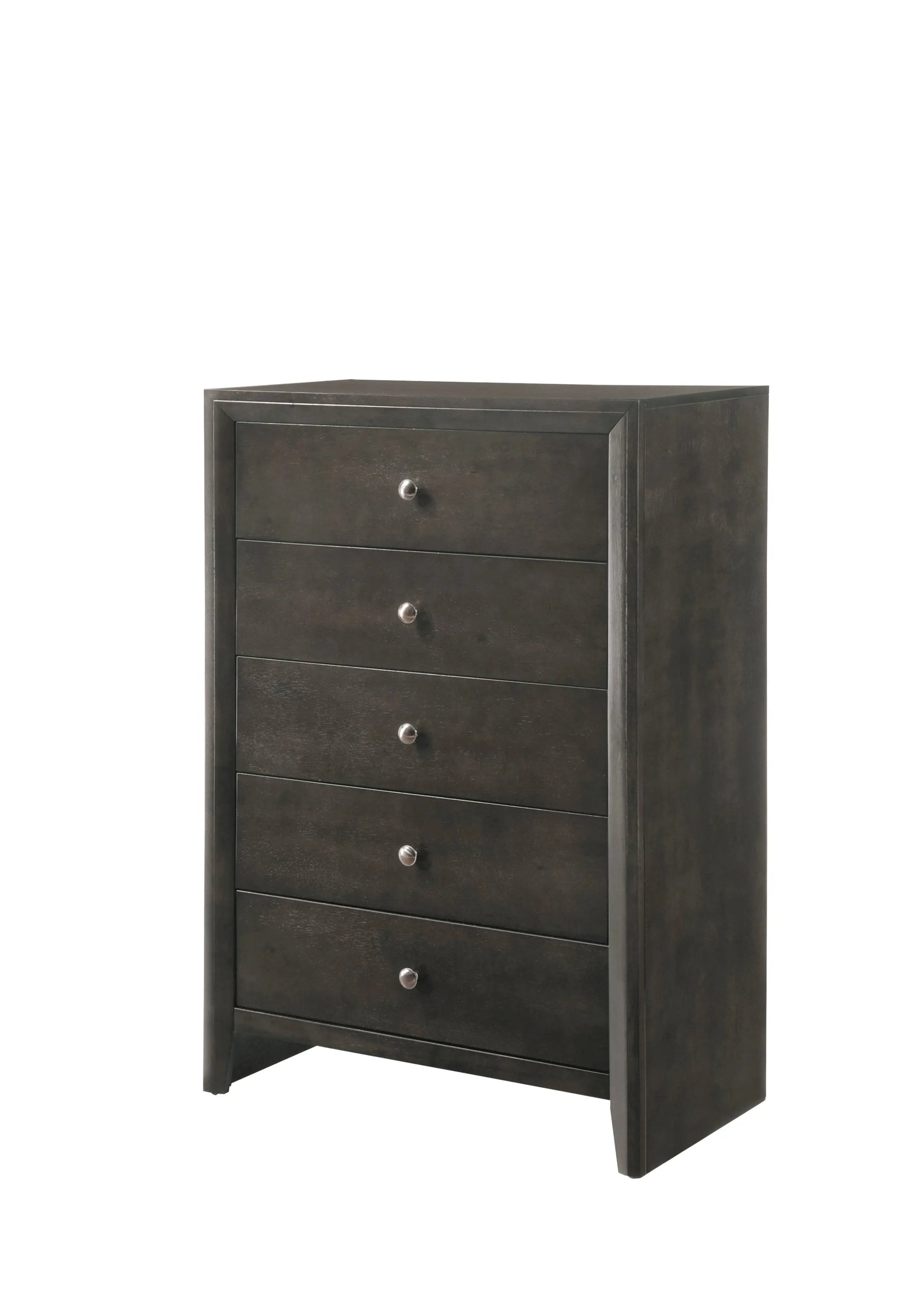 Evan Gray Panel Bedroom Set Crown Mark