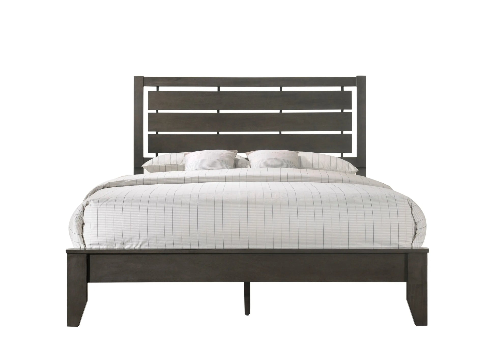 Evan Gray Panel Bedroom Set Crown Mark