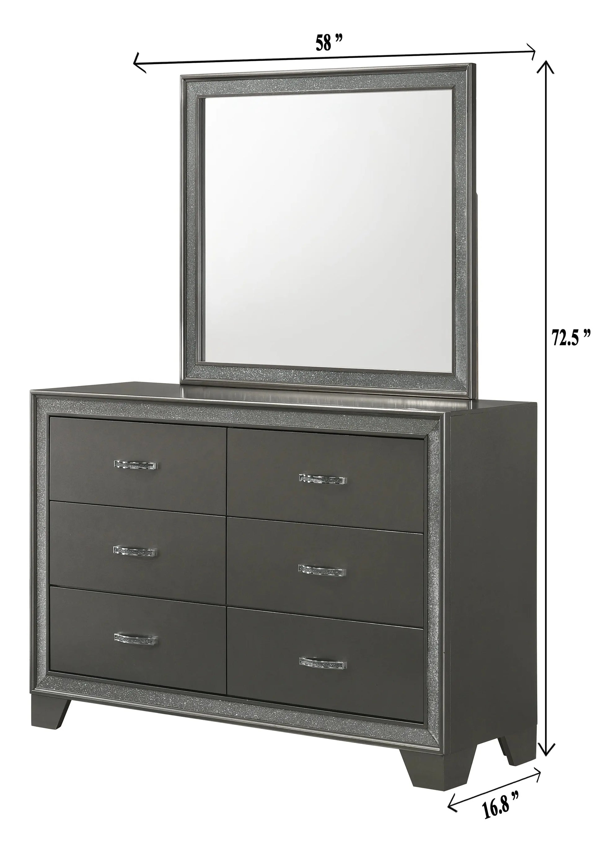 Kaia Gray Panel Bedroom Set Crown Mark