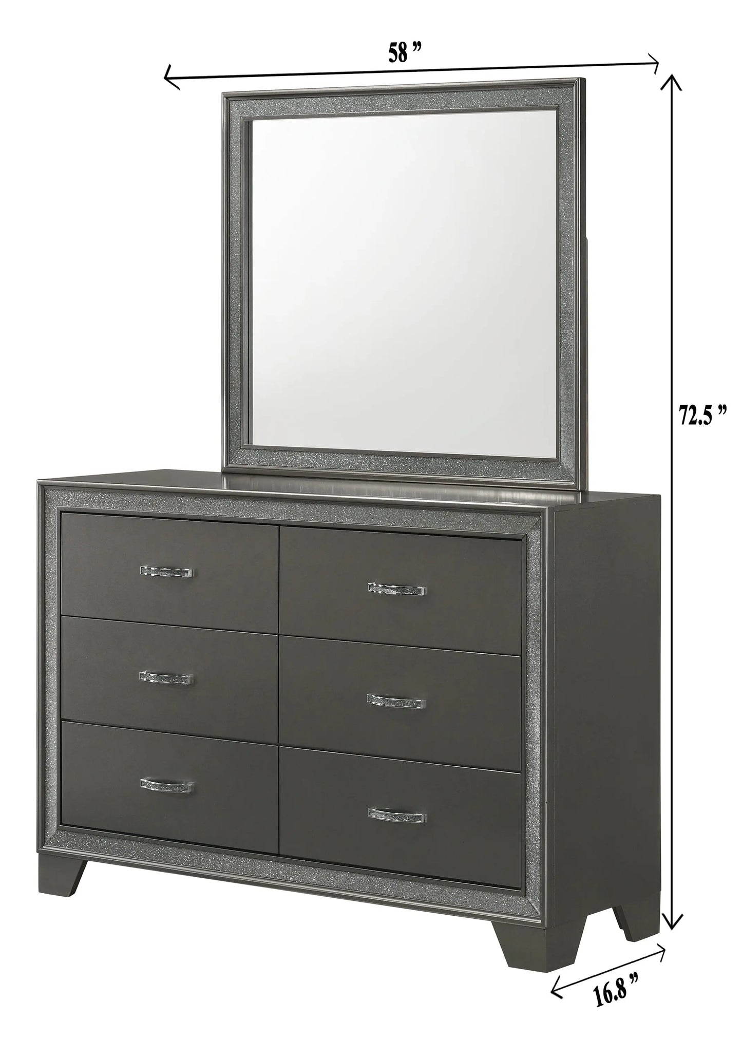 Kaia Gray Dresser Crown Mark