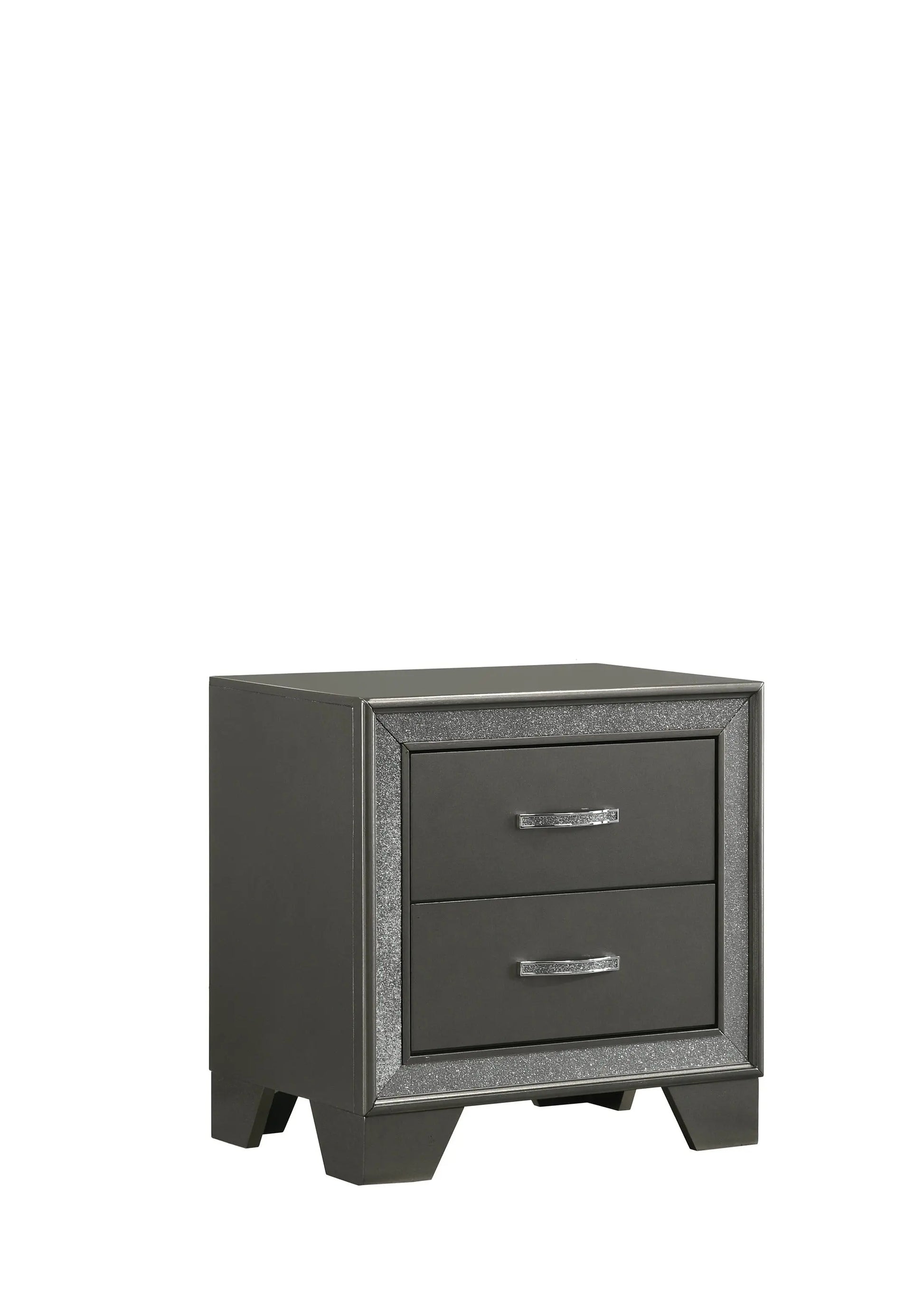 Kaia Gray Nightstand Crown Mark